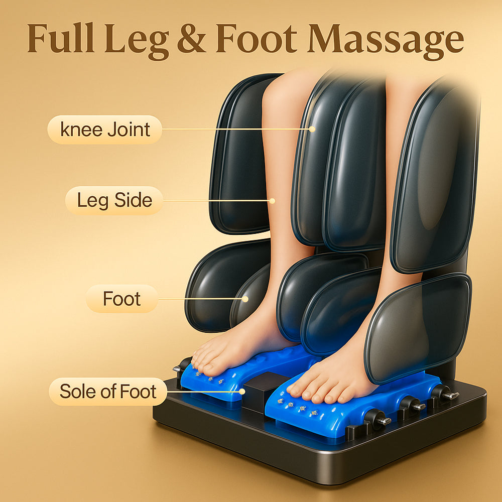 Massagestol 4D Luksus Pro+ med SL-teknologi, Varmeterapi, Stemme Kontrol & Touchskærm - Model M5 hvid