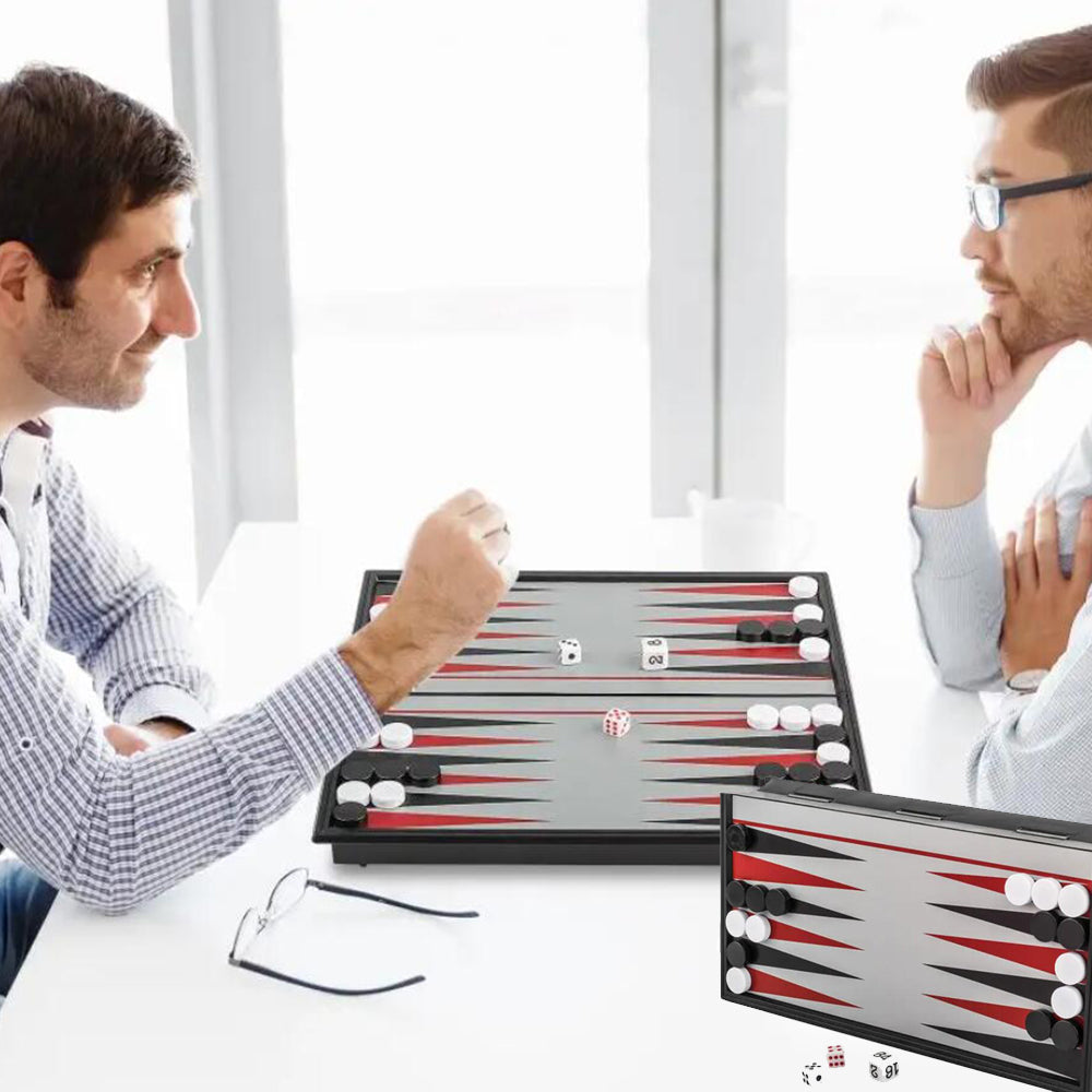 Backgammon – Magnetisk Spil til Rejser og Hjemmebrug