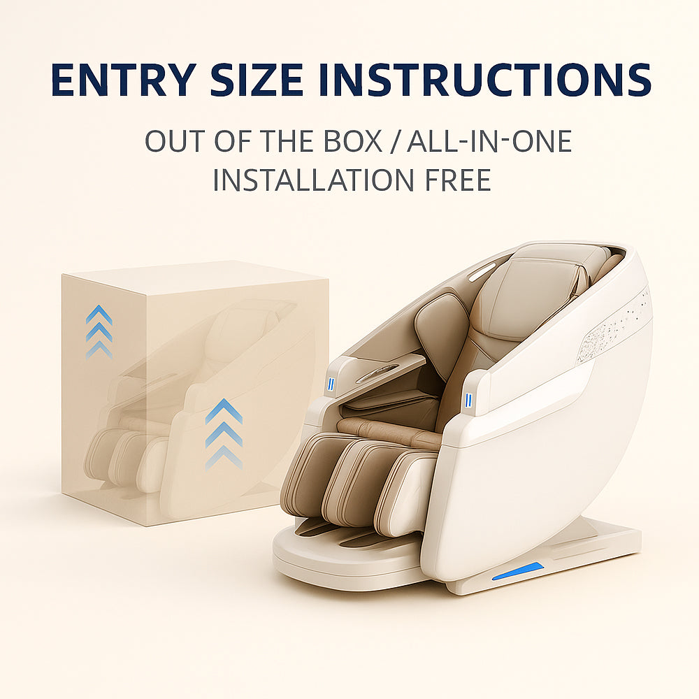 Massagestol 3D med SL-teknologi, lufttryksmassage, Zero Gravity & Intelligent Styring – Model 988R8