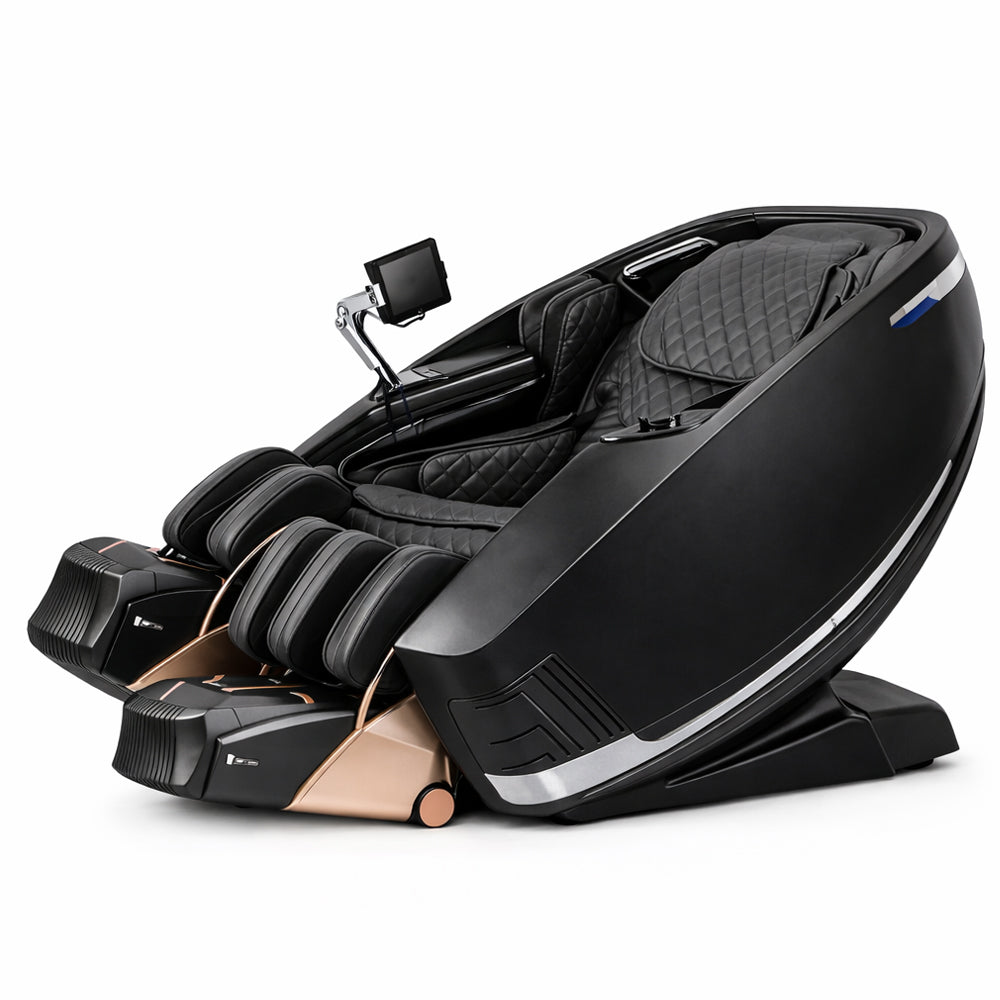 Massagestol 4D kropsscanning, Dual Zone Stretching, 32 airbags, varme i ben/læn & Zero Gravity - Model 988A