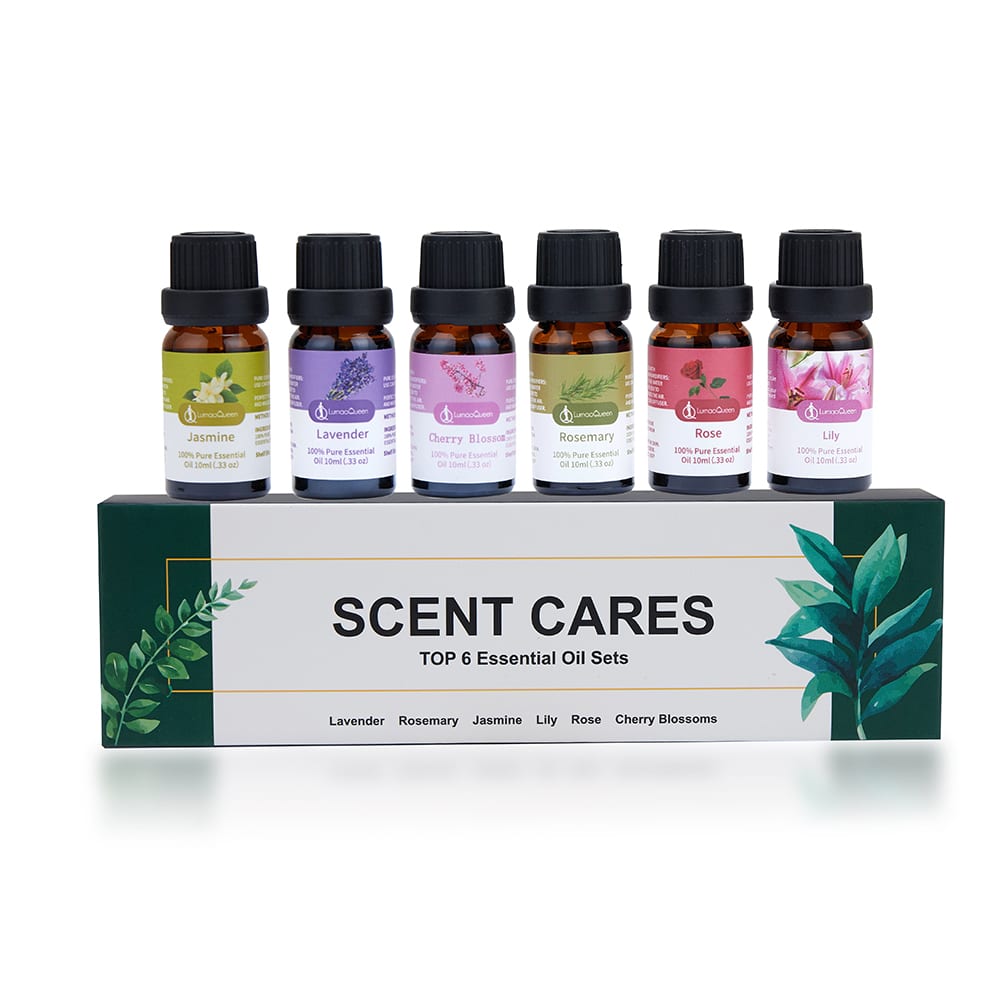 Æteriske olier (6 x 10 ml) – 100 % ren og naturlig