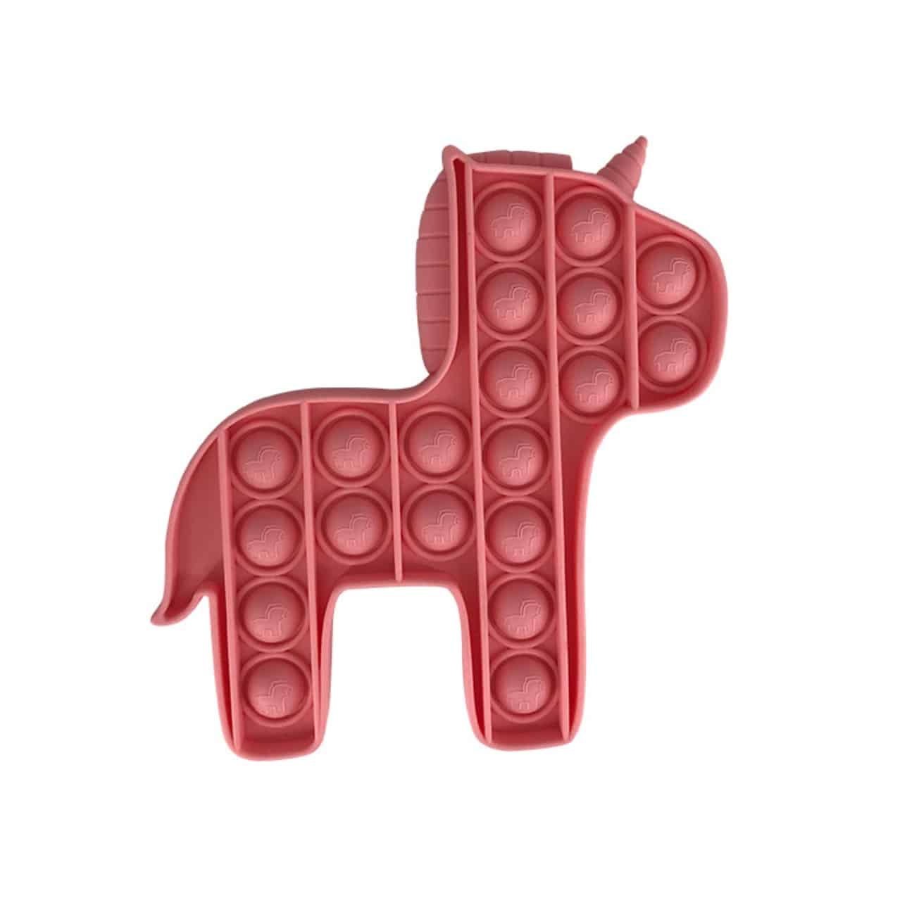 Fidget Toys - Pop It Bubbles - Enhjørning Pony (flere farver)