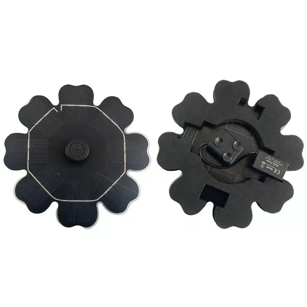 Springvand solar/solenergi drevet (flydende) Ø15 cm