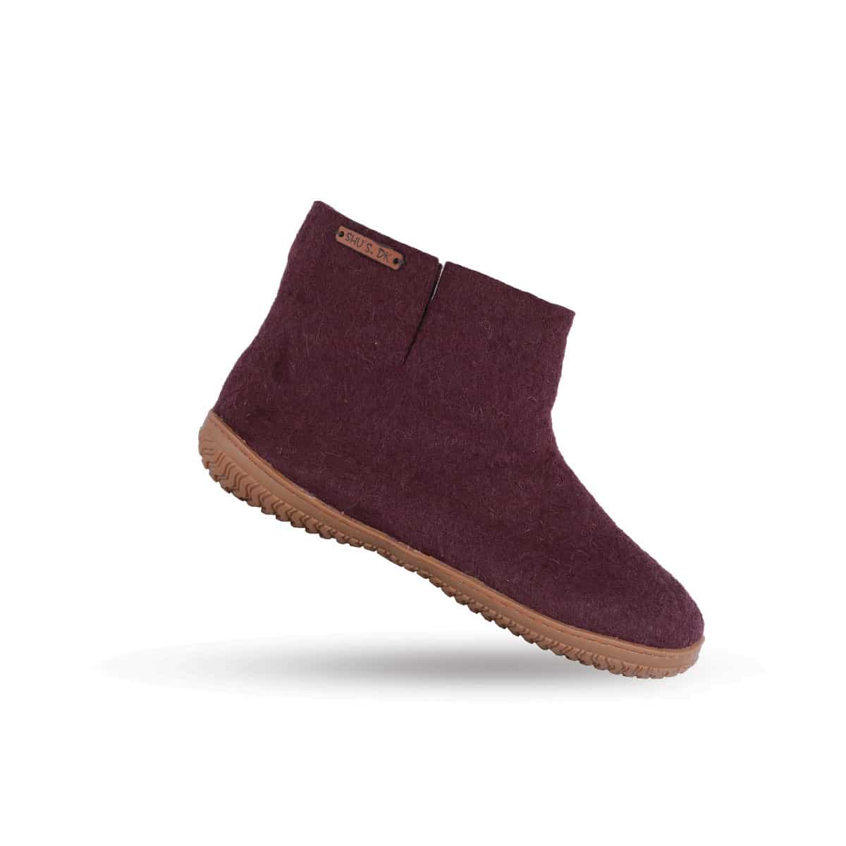 Uldstøvle (100% ren uld) m/Gummisål - Dansk Design fra SHUS