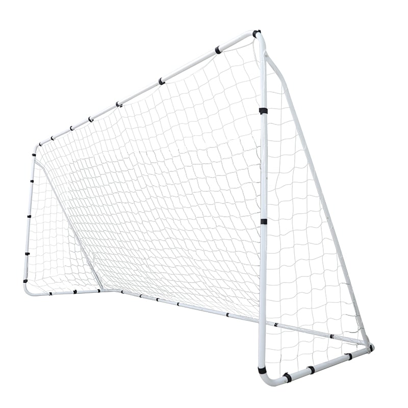 Fodboldmål med stålramme (215x150x76cm)