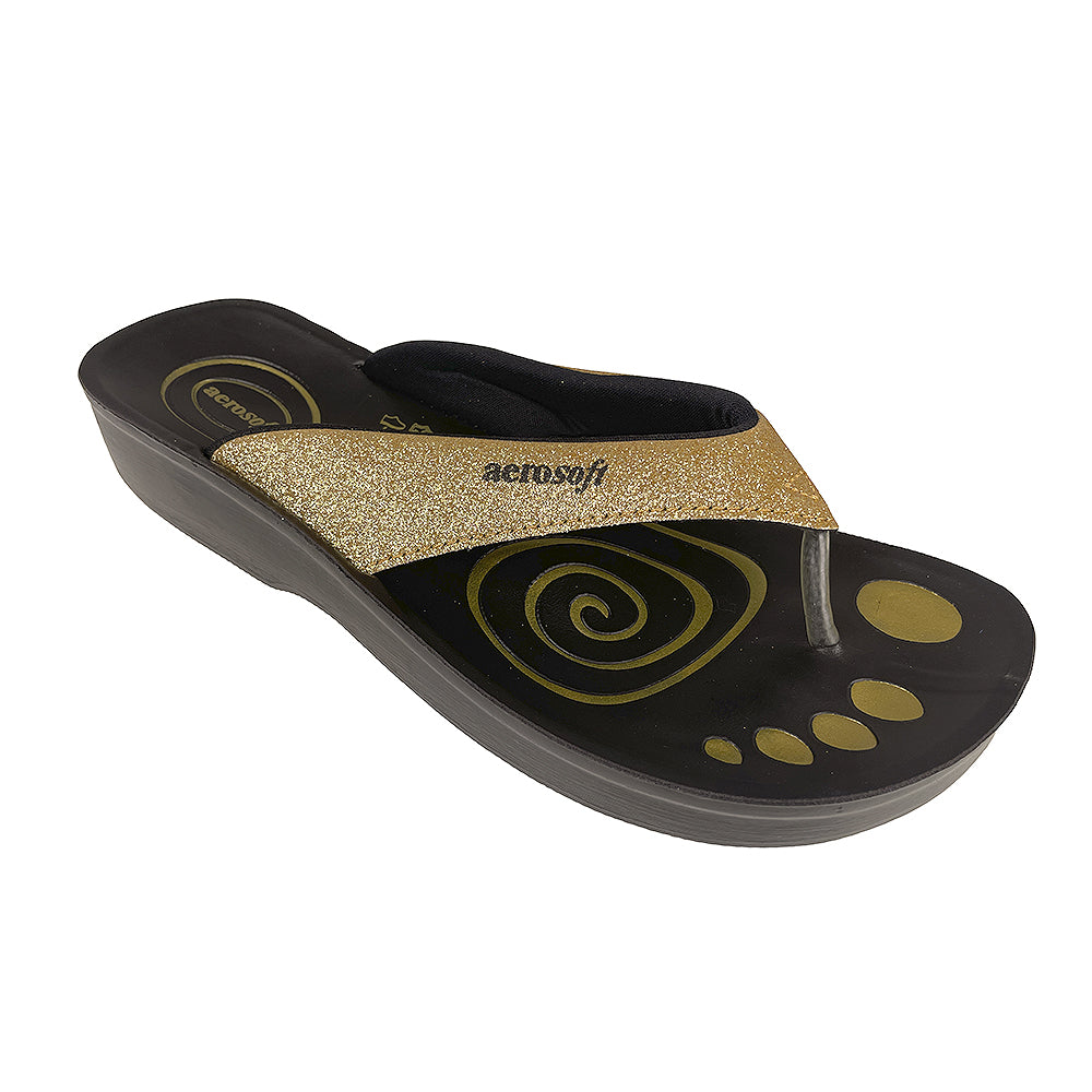 Sandaler Aerosoft - Model 825 m. glimmer -