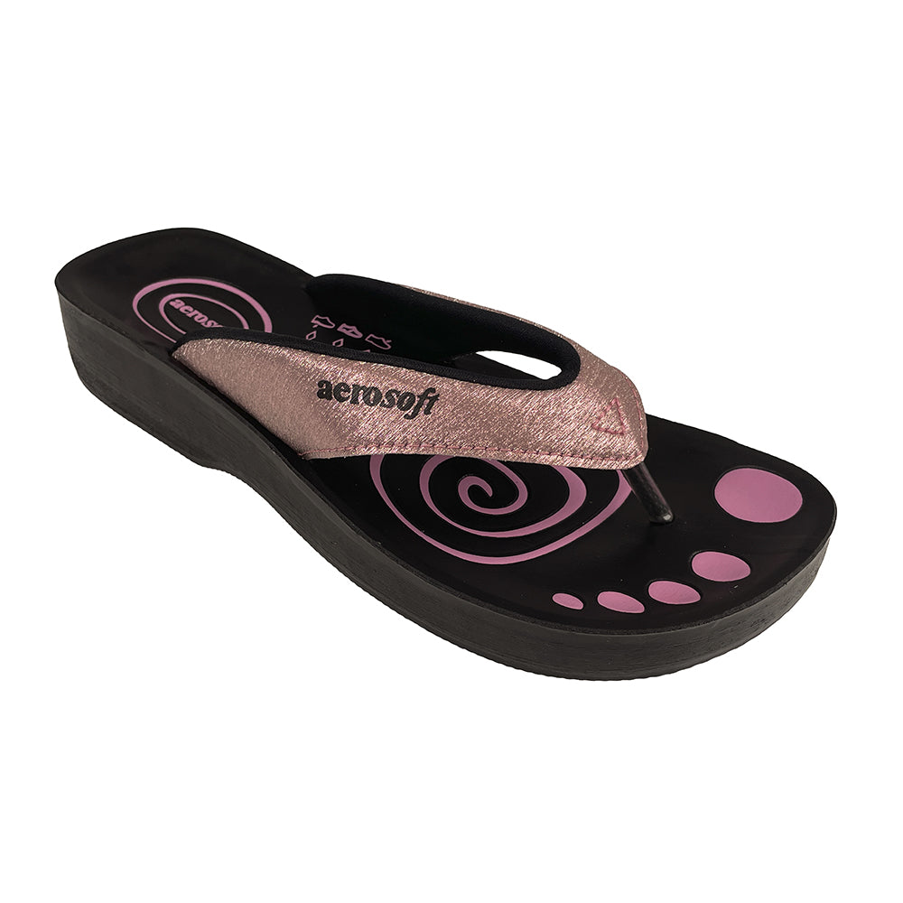 Sandaler Aerosoft - Model 825 m. glimmer -