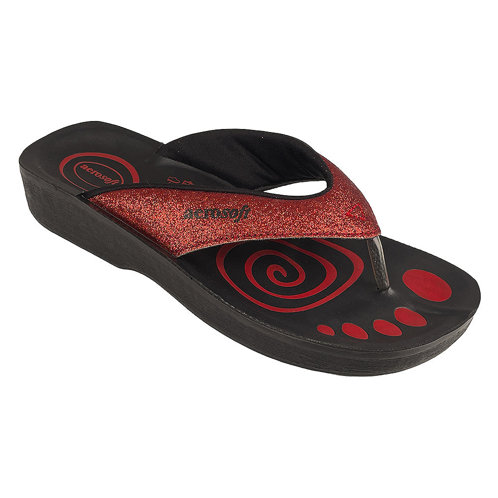 Sandaler Aerosoft - Model 825 m. glimmer -