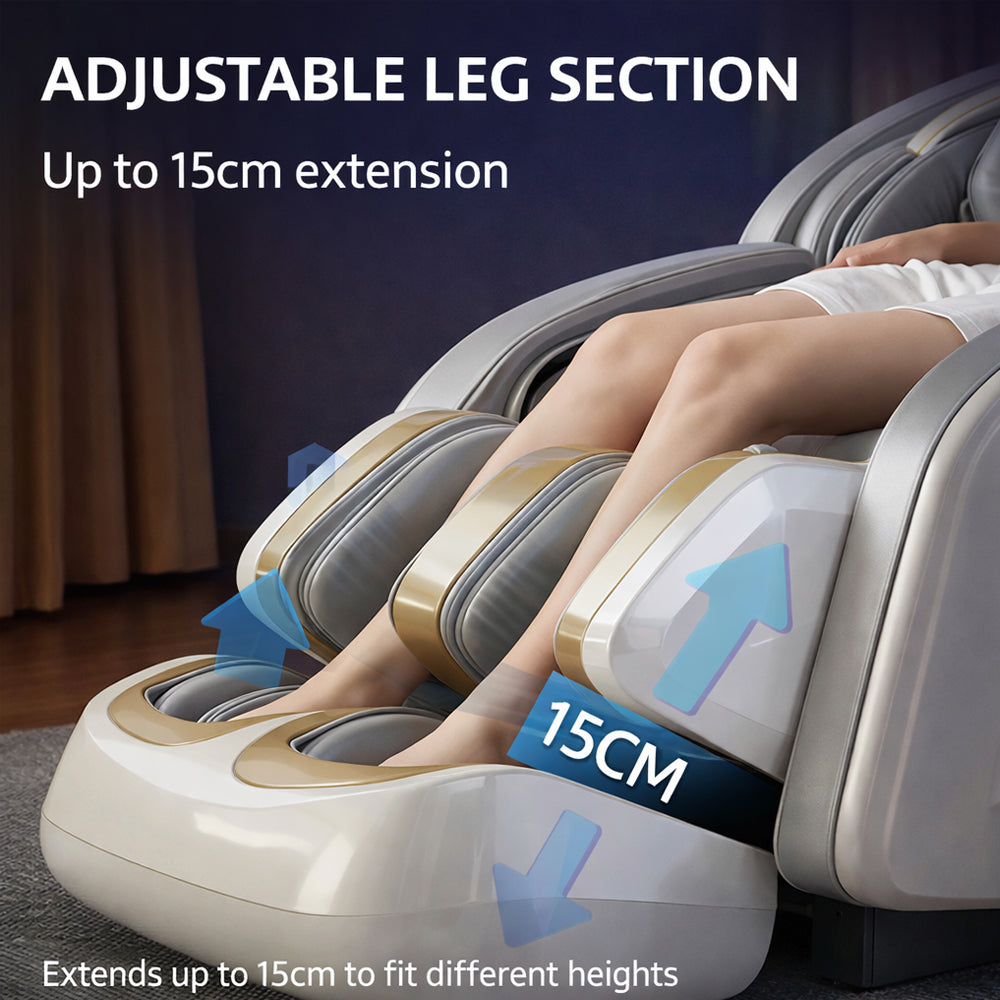 Massagestol 3D kropsscanning, SL-skin­ne, 32 airbags, varme i lænd/ben & Zero Gravity - Model 988Q6
