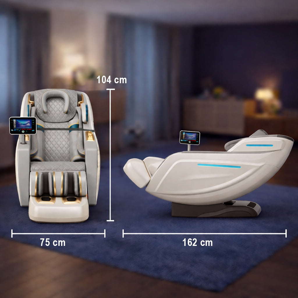 Massagestol 3D kropsscanning, SL-skin­ne, 32 airbags, varme i lænd/ben & Zero Gravity - Model 988Q6