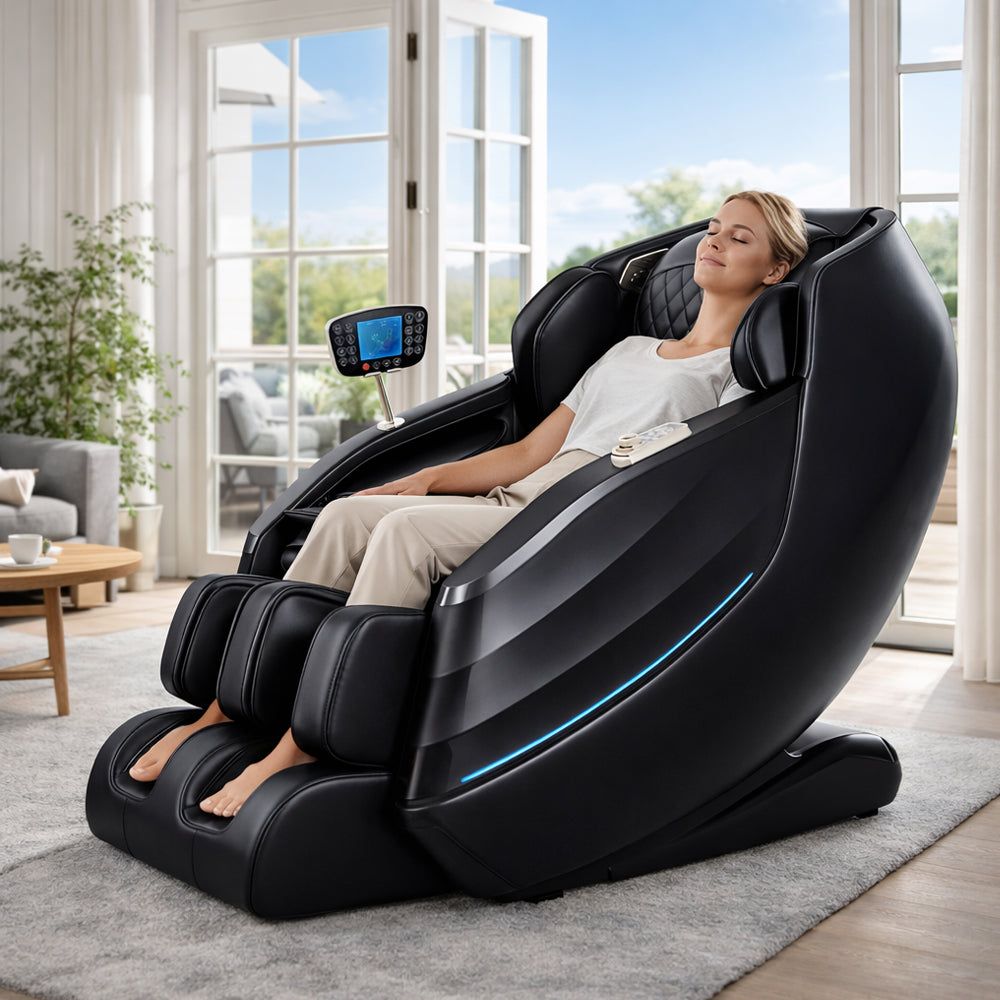 Luksus massagestol 2D med automatisk kropsscanning, Zero Gravity & varme i ben/lænd - Model 988K