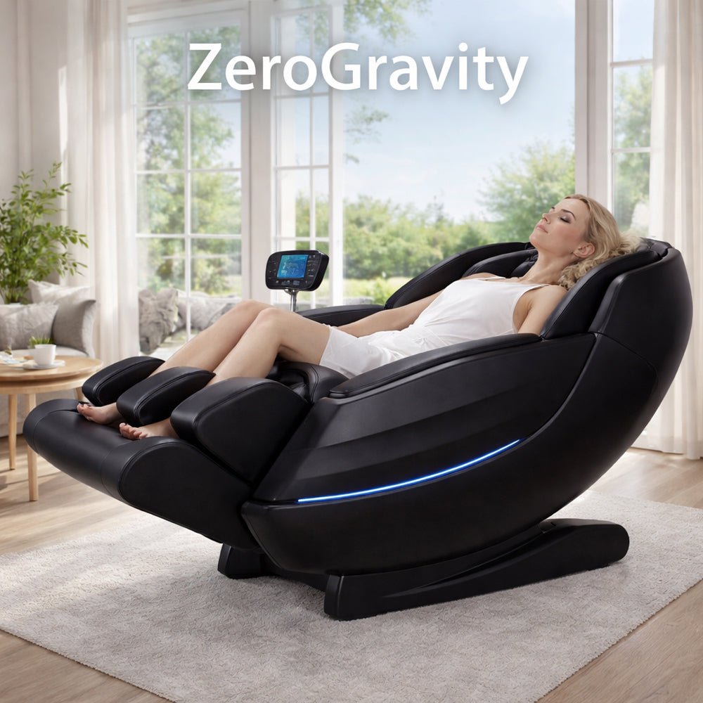 Luksus massagestol 2D med automatisk kropsscanning, Zero Gravity & varme i ben/lænd - Model 988K