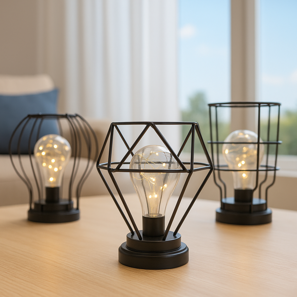 LED Dekorationslampe i Industrial Style