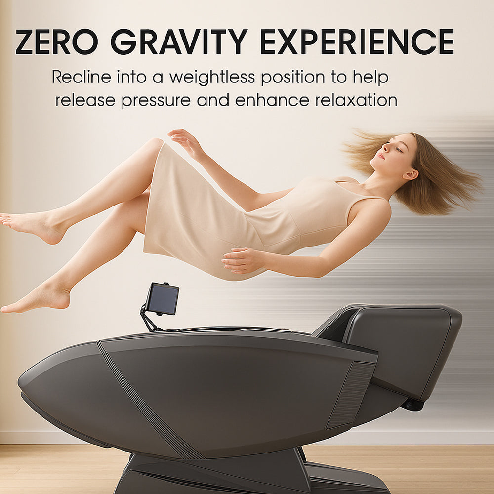 Massagestol 4D, Lux Pro med en af markedets bedste SL-skinner og intelligent AI-styring – Model 988F6