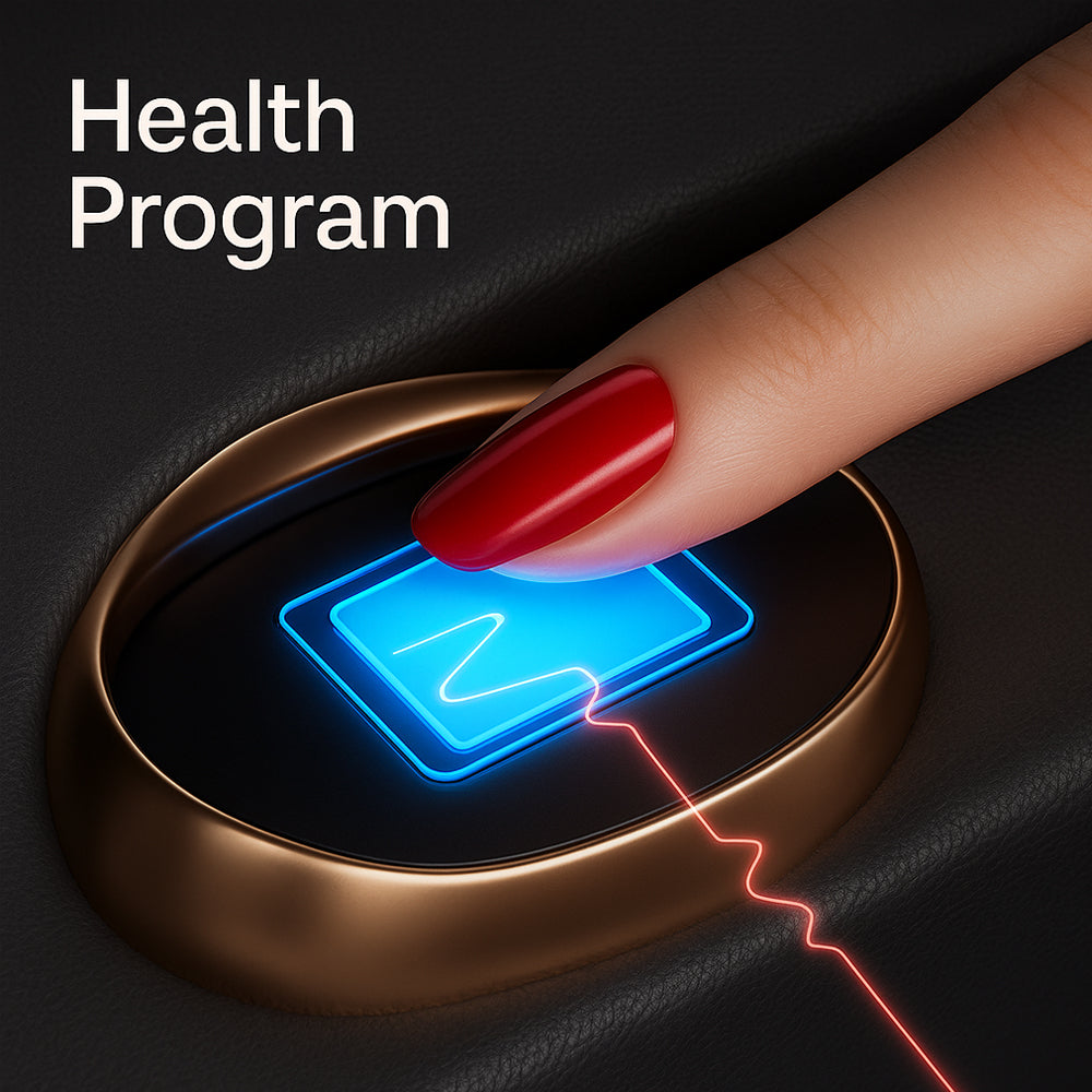 Massagestol 4D Luksus Pro+ med SL-teknologi, Varmeterapi, Stemme Kontrol & Touchskærm - Model M5 hvid