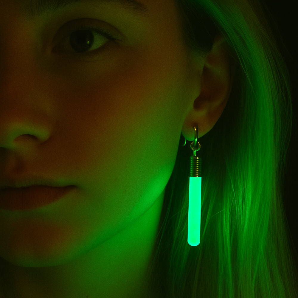 Glow-in-the-dark øreringe – Skru op for lyset og festen!