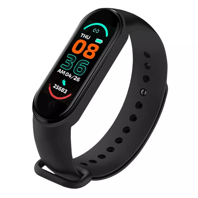 Smartwatch - m/Puls- & blodtryksmåler (vand- og støvafvisende)