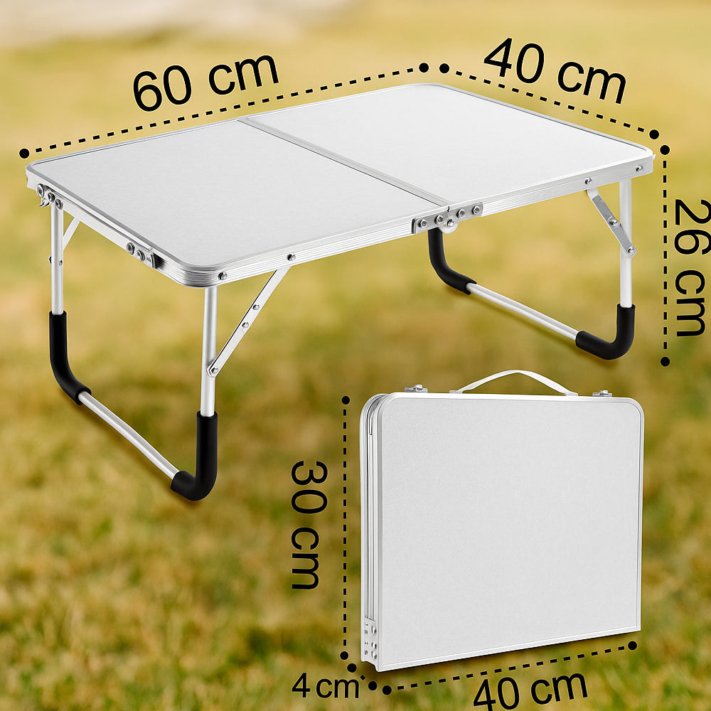 Foldbart Letvægts Campingbord i Aluminium