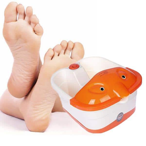 Fod spa med varme- boble- vibration &amp; rullemassage