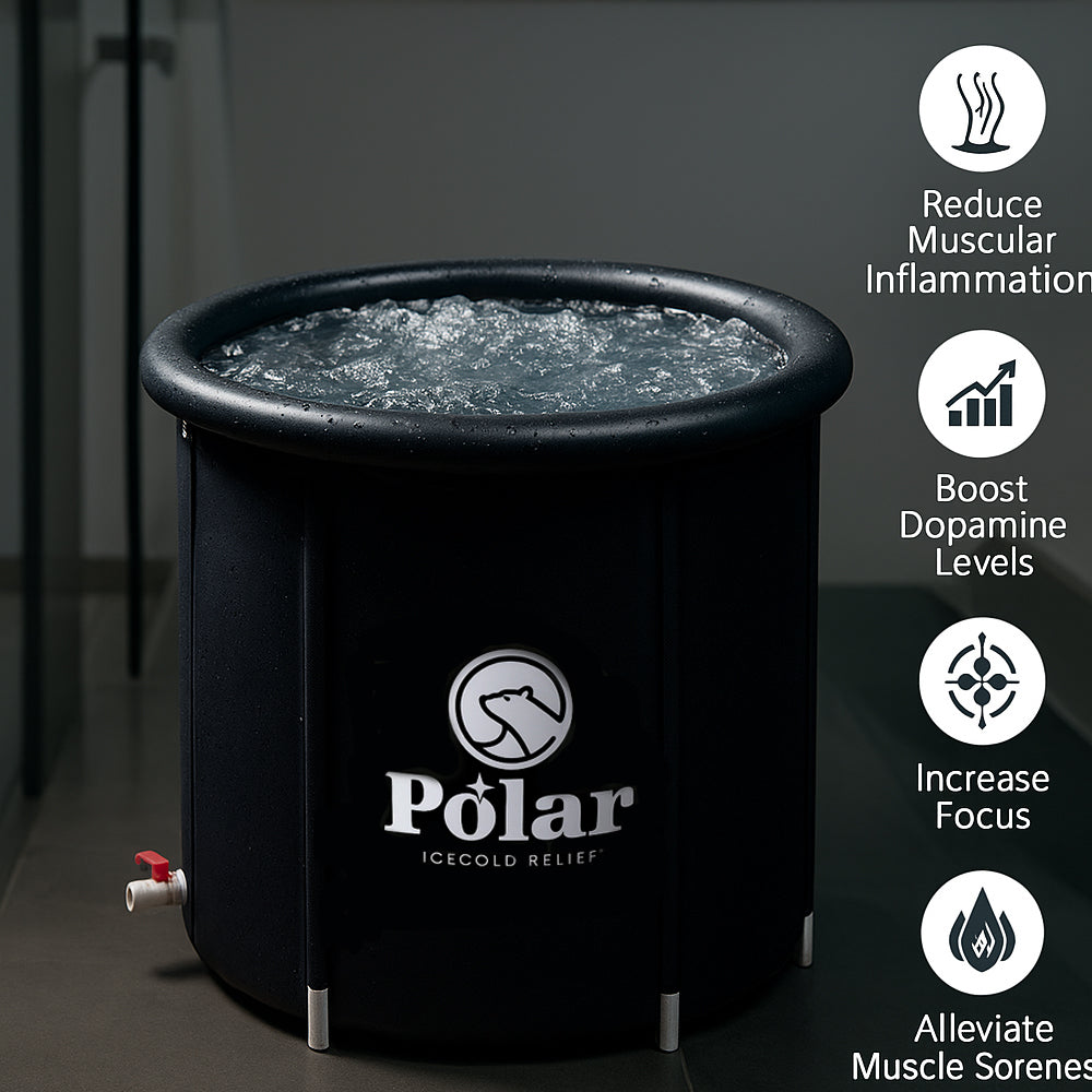 Isbad - Polar Recovery Deluxe Ø 80 cm m/termolåg