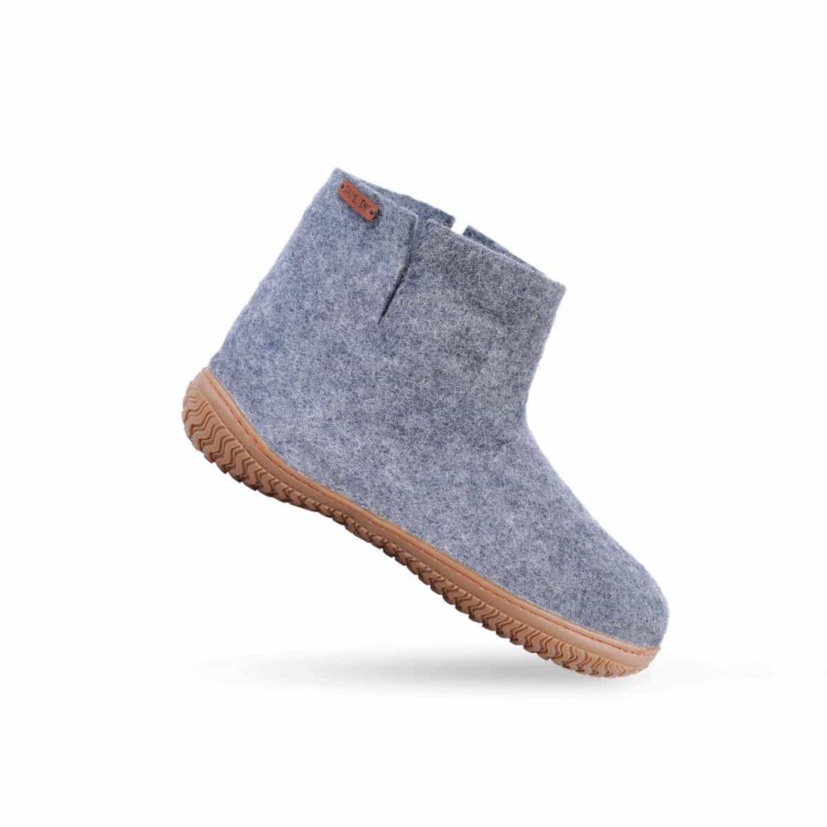 Uldstøvle (100% ren uld) m/Gummisål - Dansk Design fra SHUS