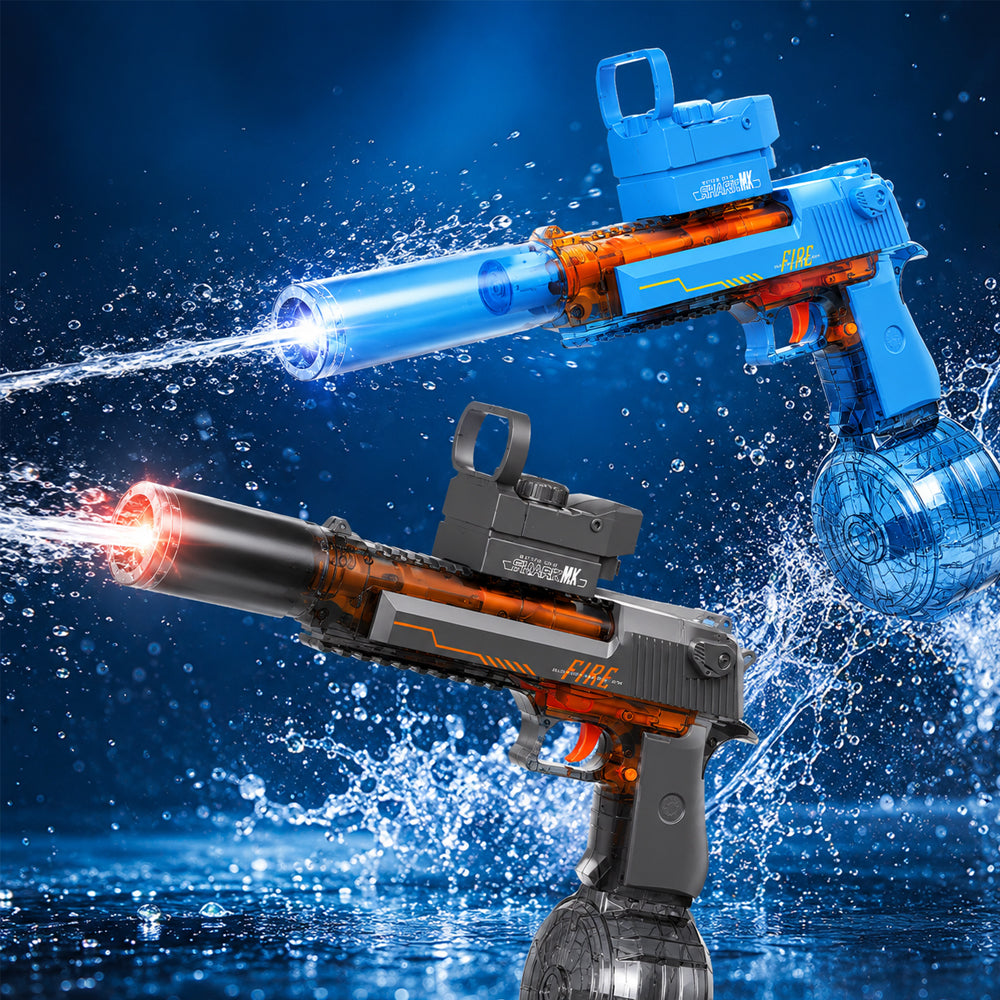 Vandpistol - elektrisk med sejt LED-lys