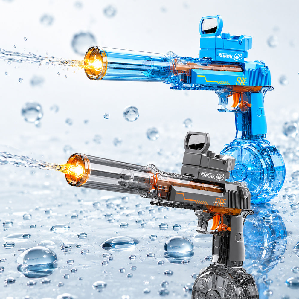 Vandpistol - elektrisk med sejt LED-lys