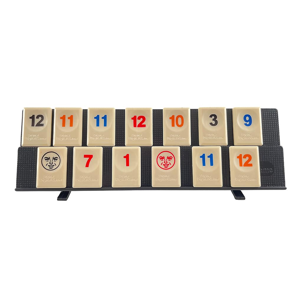 Rummikub rejsespil - klassiske familie brætspil - 2-4 spillere