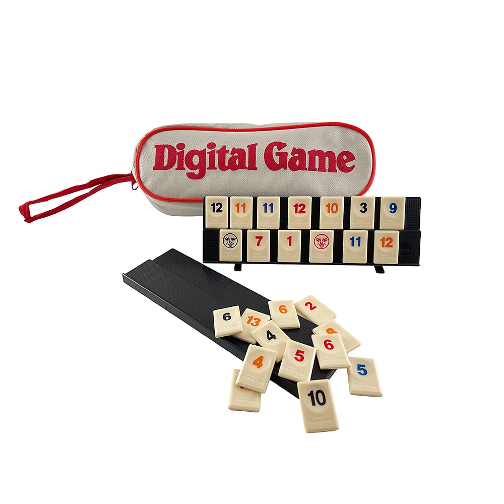 Rummikub rejsespil - klassiske familie brætspil - 2-4 spillere