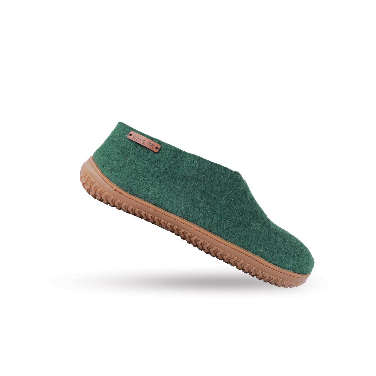 Uldhjemmesko (100% ren uld) m/Gummisål - Dansk Design fra SHUS