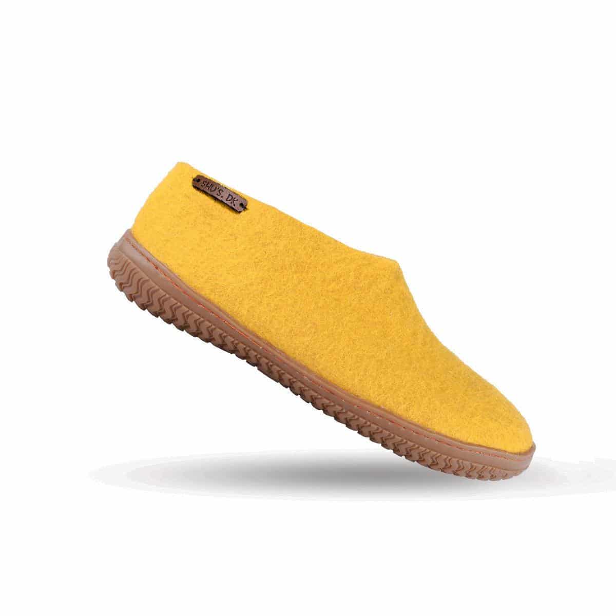 Uldhjemmesko (100% ren uld) m/Gummisål - Dansk Design fra SHUS