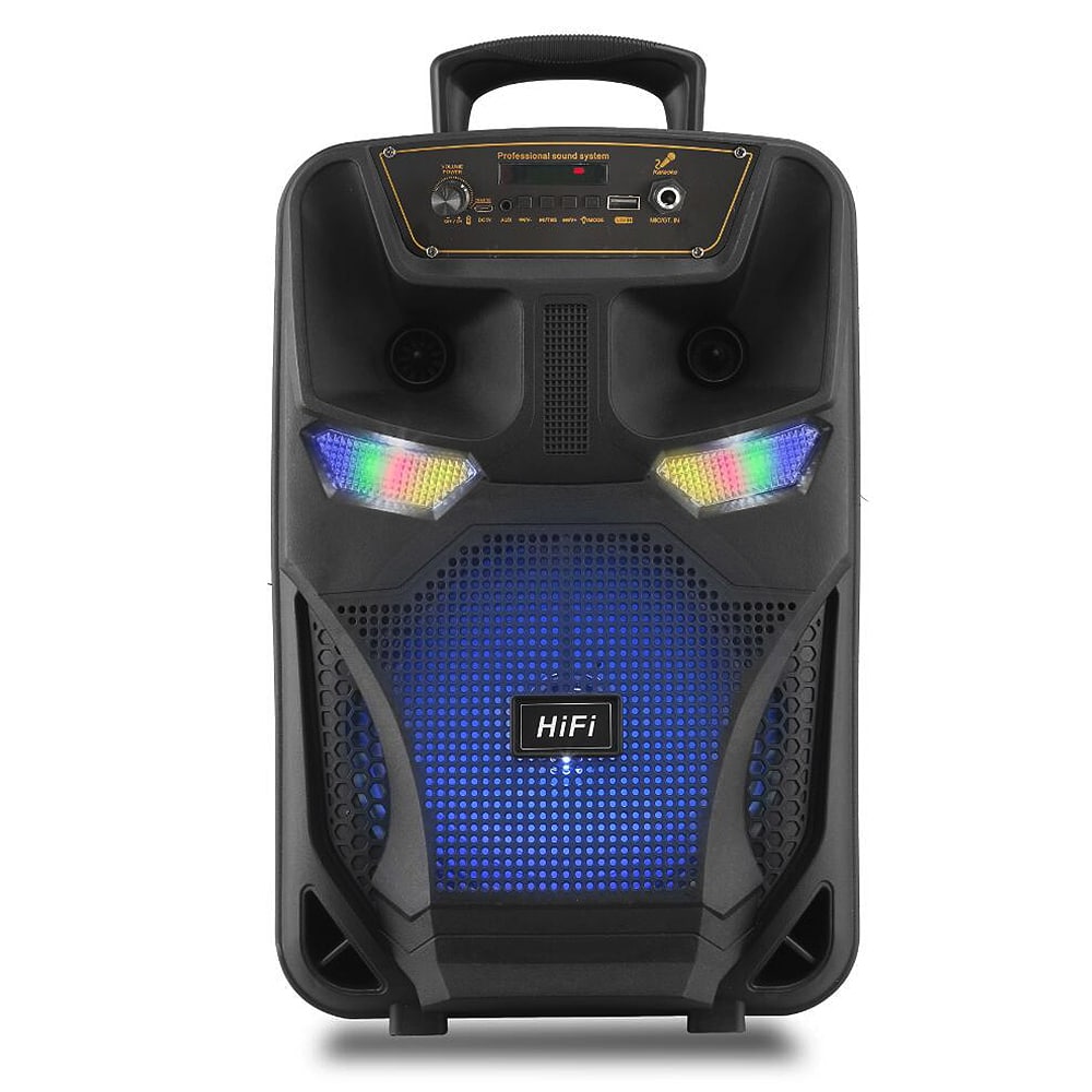 Soundbox 8" - LED-lys og Mikrofon